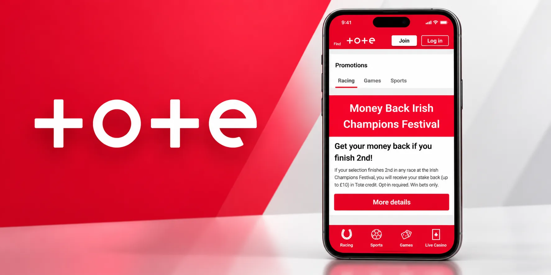 Tote Casino App Screenshot